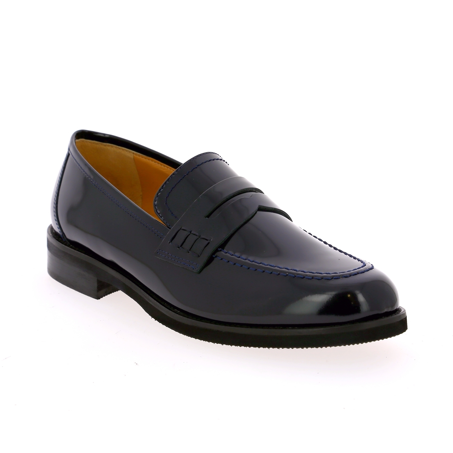 Zoom Luca Grossi moccassins bleu