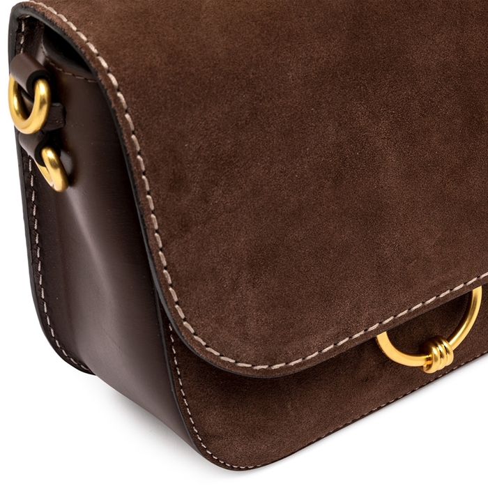 Gianni Chiarini schoudertas bruin bruin