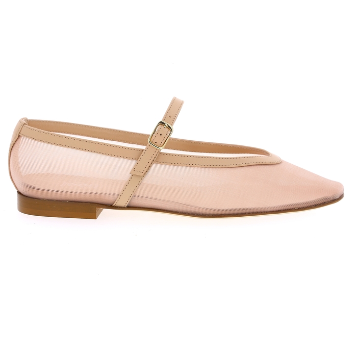 Delaere ballerines nude nude