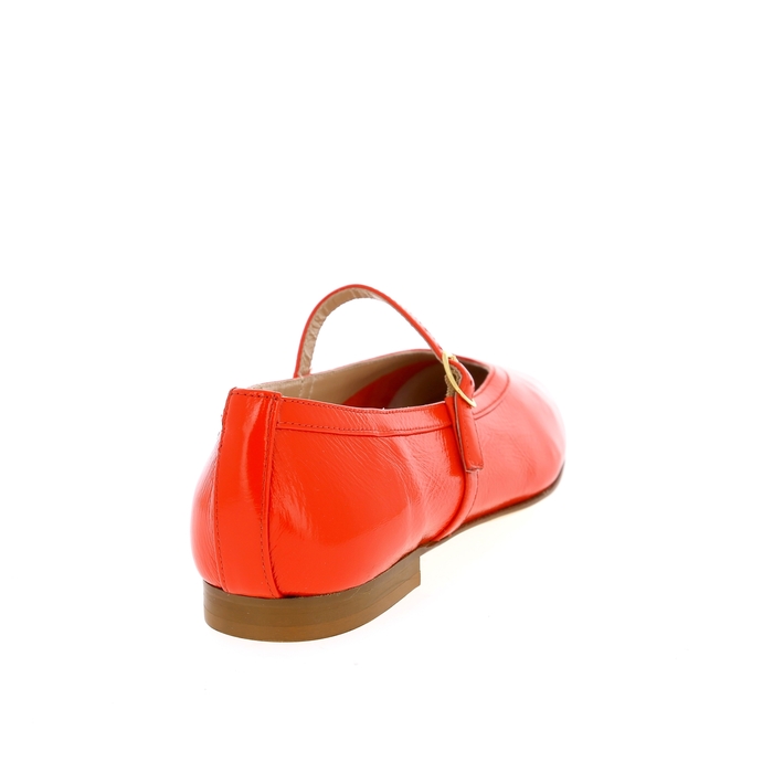 Delaere ballerines rouge rouge
