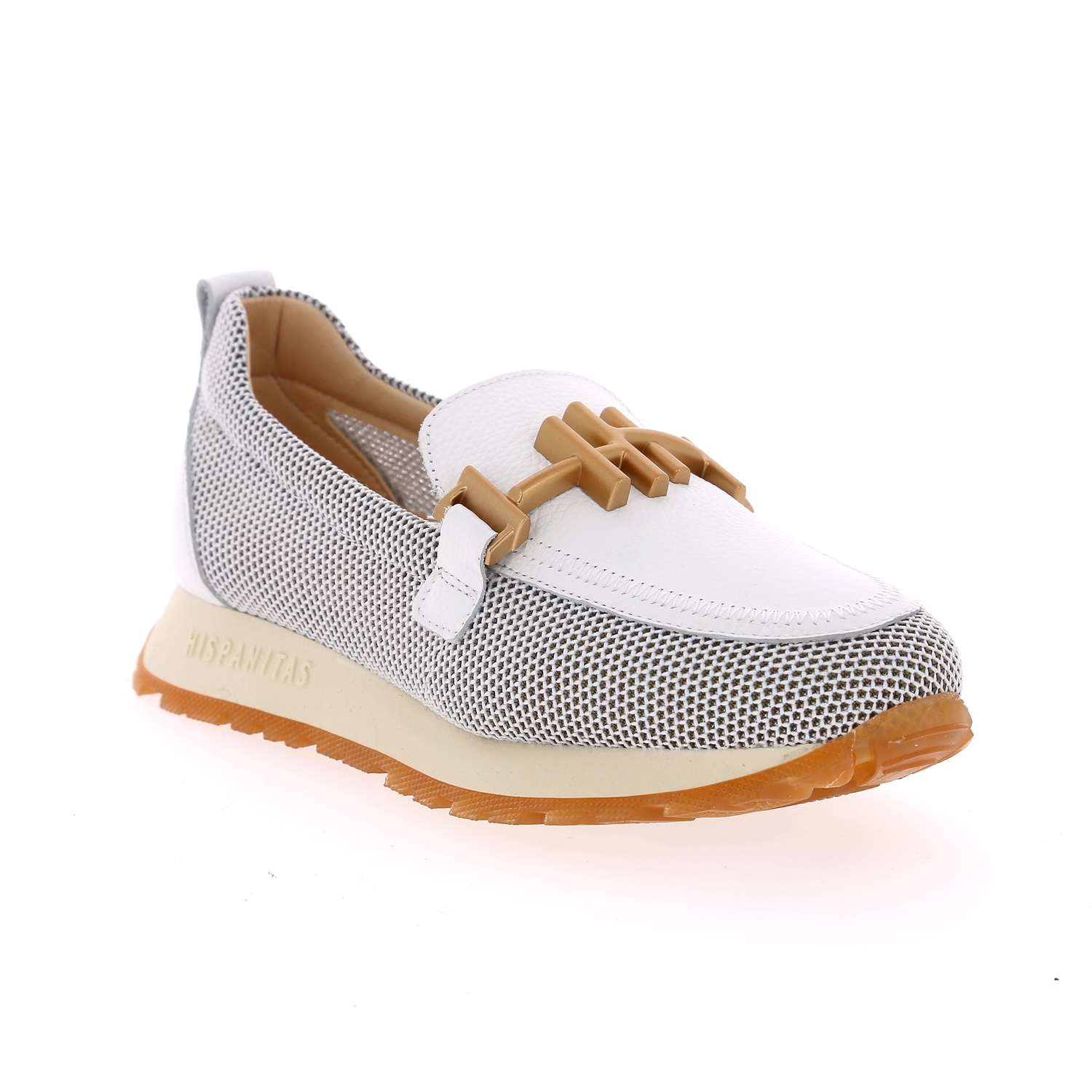 Zoom Hispanitas moccassins blanc