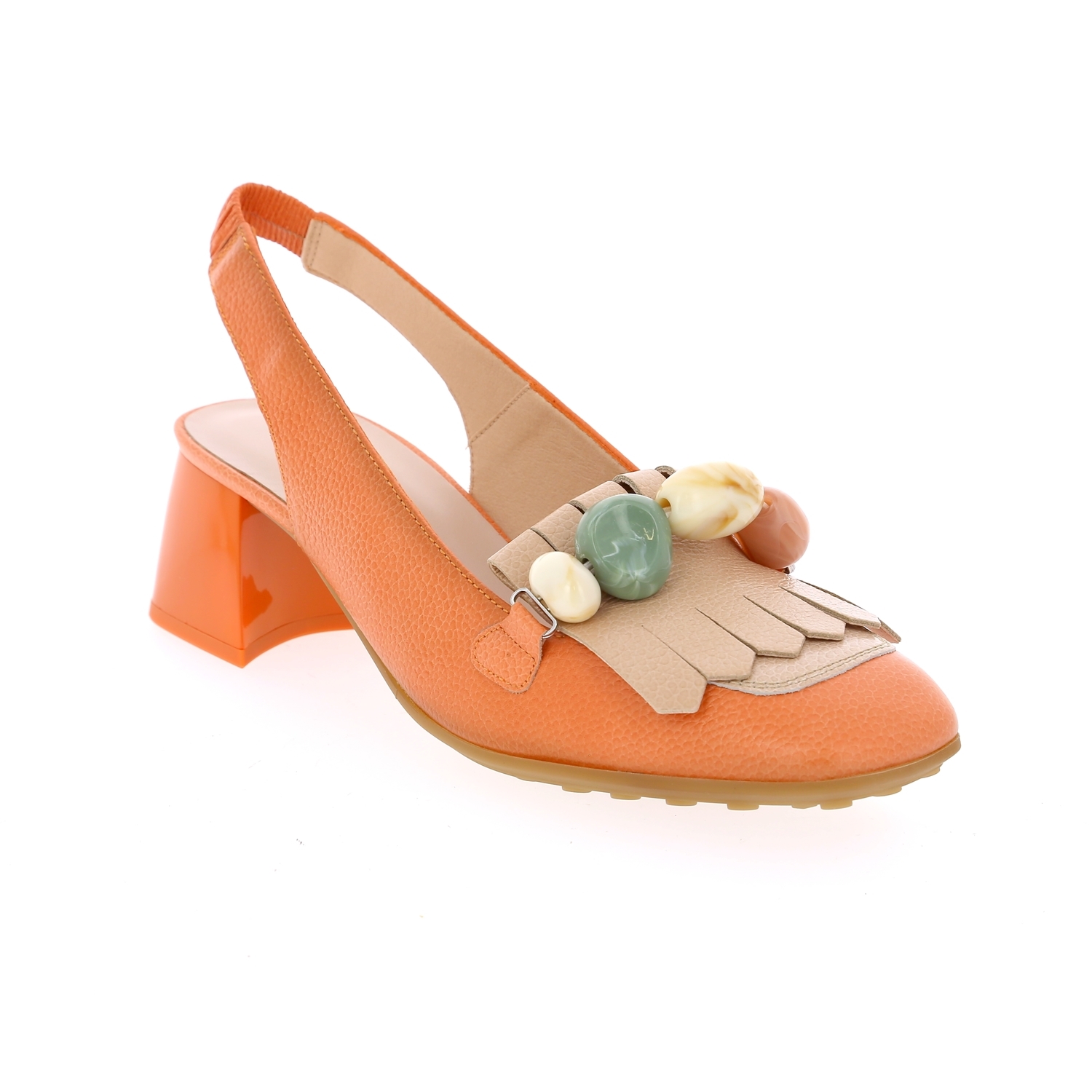 Zoom Hispanitas décolletés corail