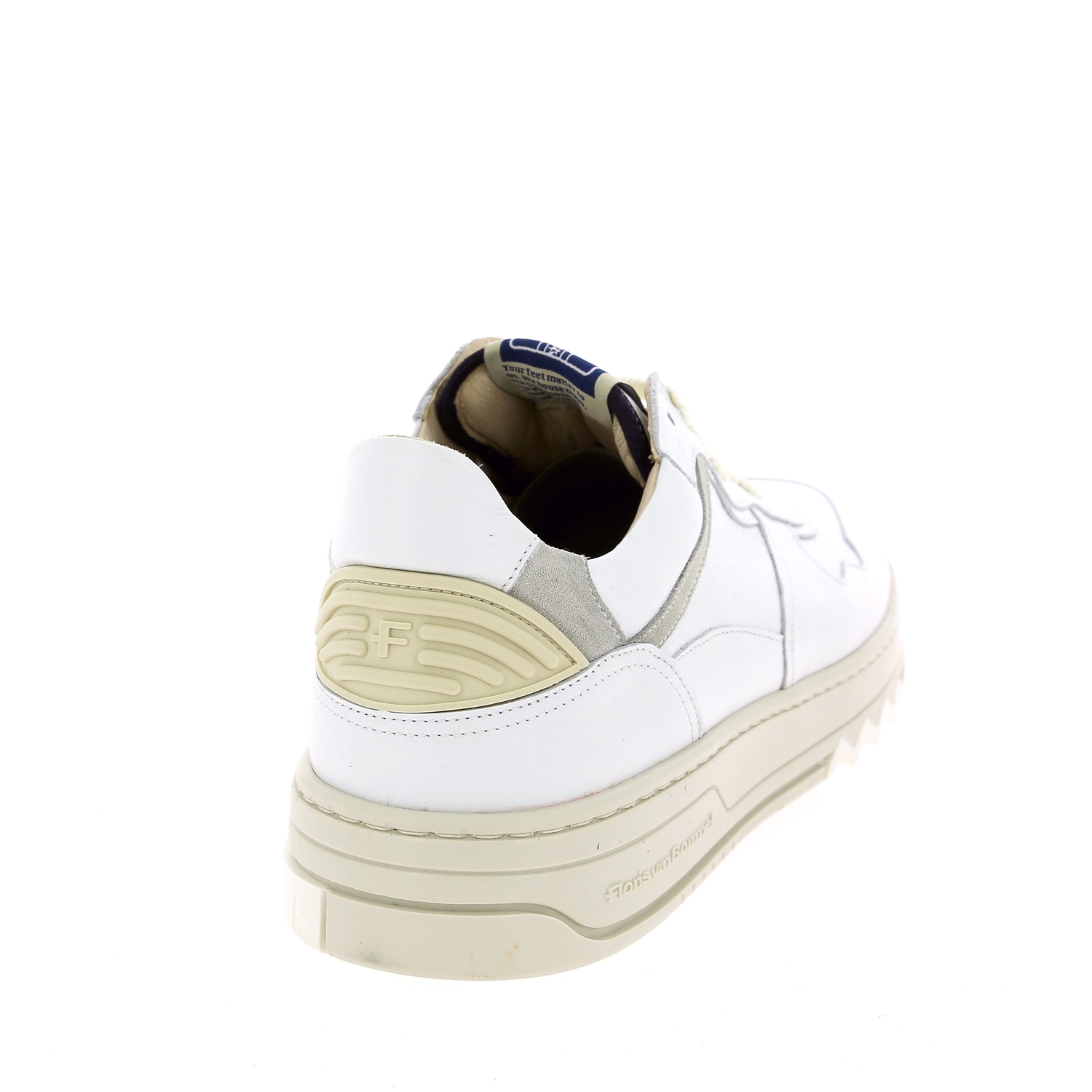 Zoom Floris Van Bommel basket blanc