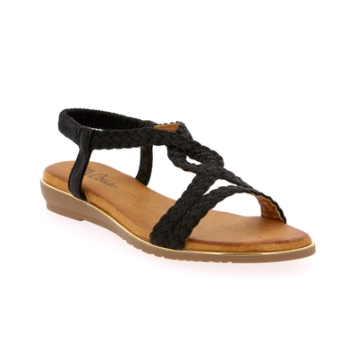 Ella Cruz sandalen zwart