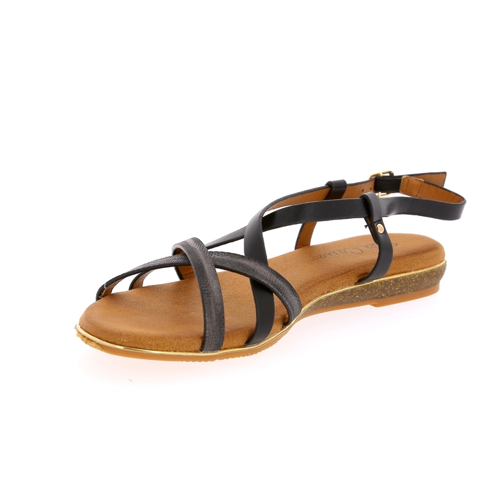 Ella Cruz sandalen zwart zwart