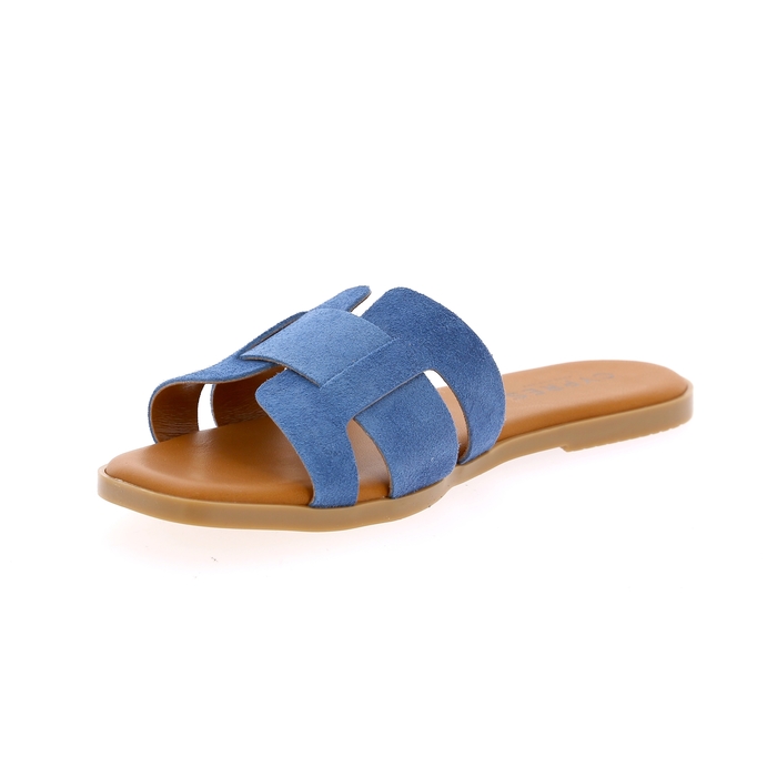 Cypres muiltjes - slippers hemelsblauw hemelsblauw