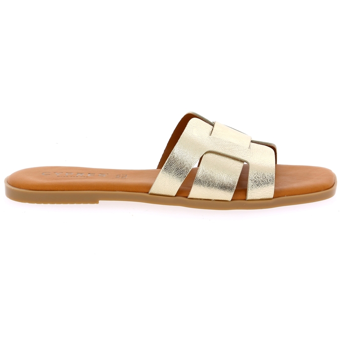 Cypres muiltjes - slippers platinum platinum