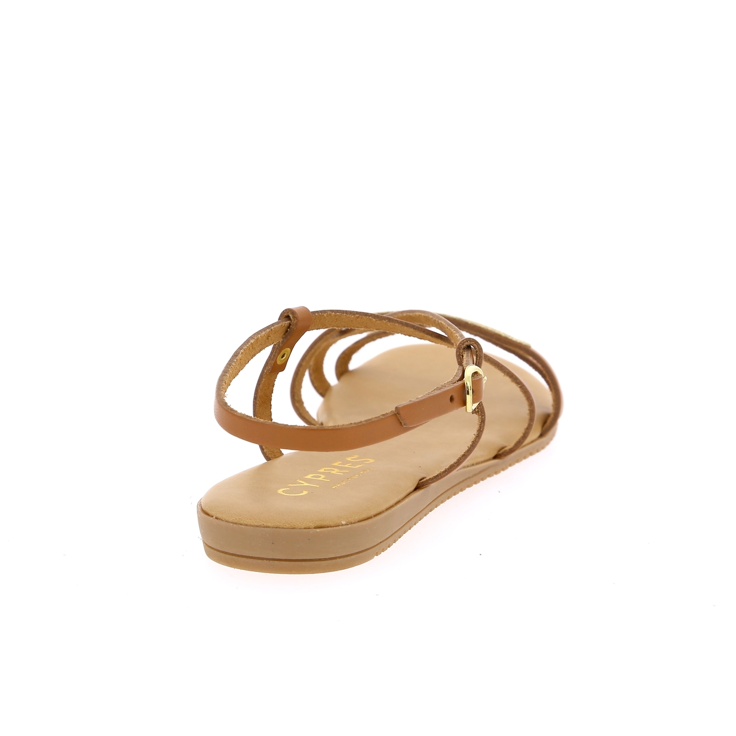 Zoom Cypres sandales cognac