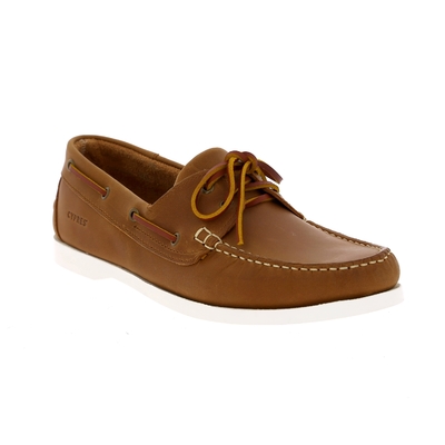 Cypres bootschoenen cognac