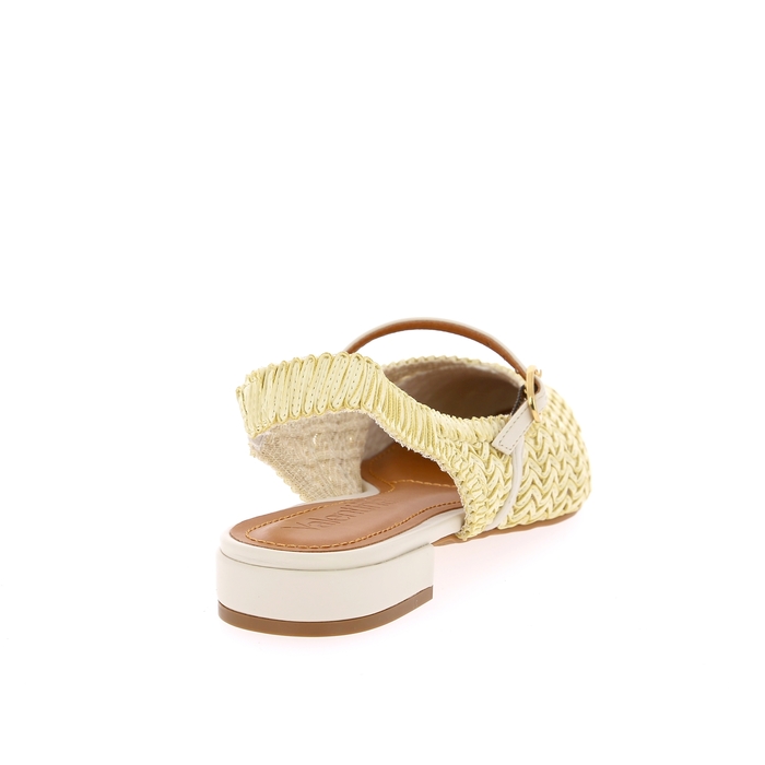 Valentina ballerines blanc blanc
