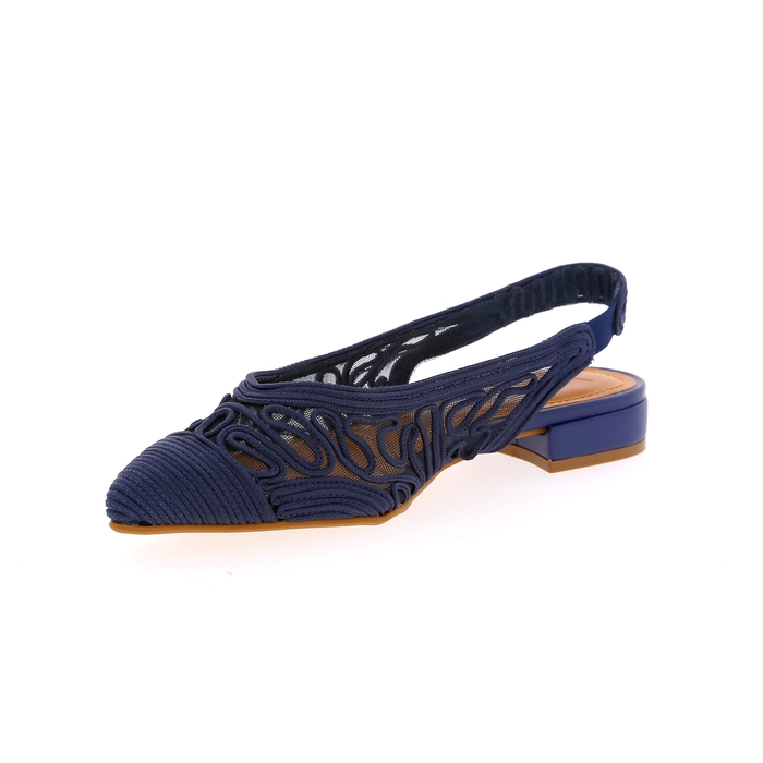 Valentina ballerines bleu bleu
