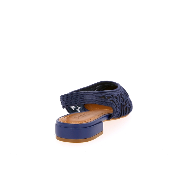 Valentina ballerines bleu bleu