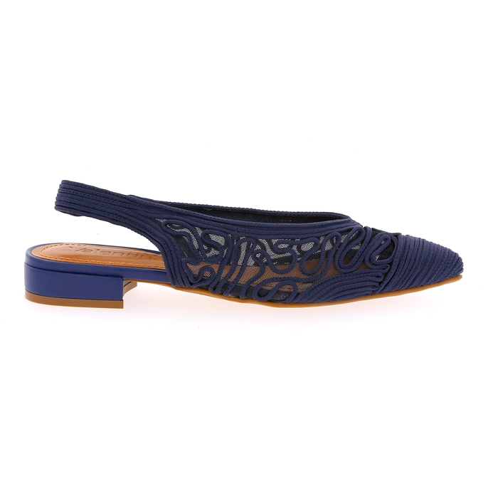 Valentina ballerines bleu bleu