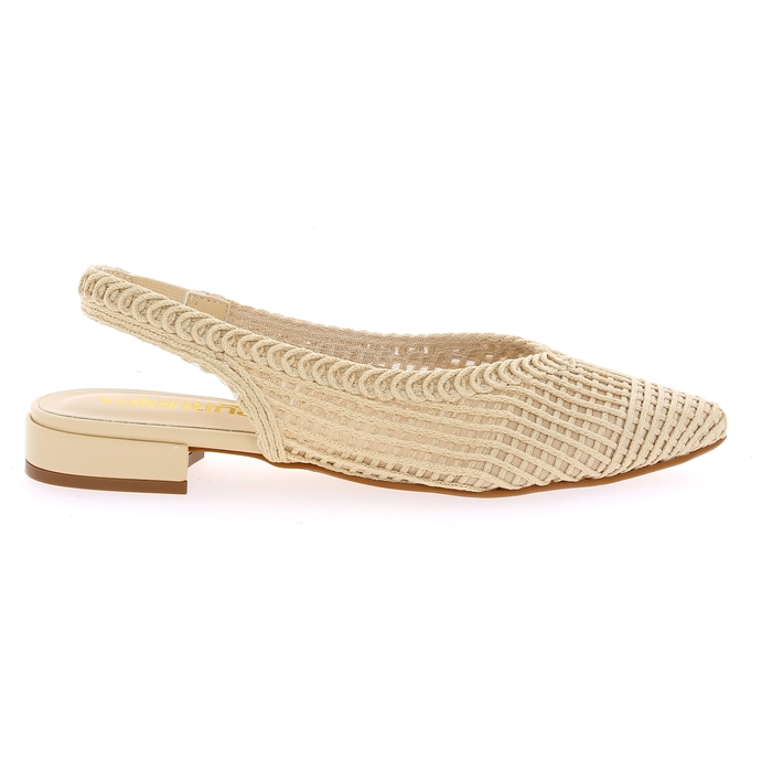 Valentina ballerines blanc blanc