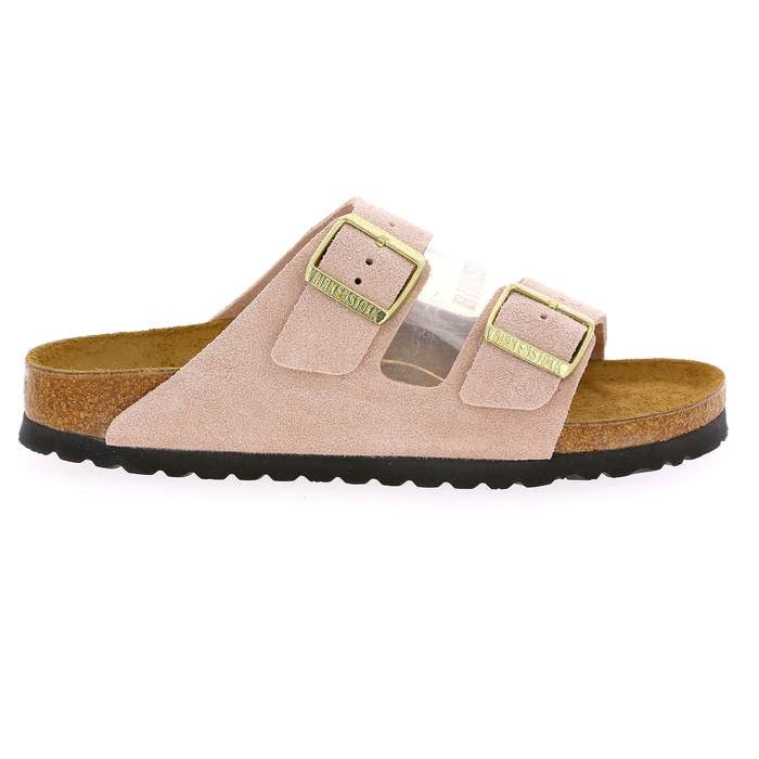 Birkenstock muiltjes - slippers nude nude