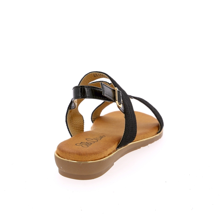Ella Cruz sandalen zwart zwart