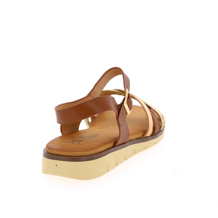 Ella Cruz sandalen cognac cognac