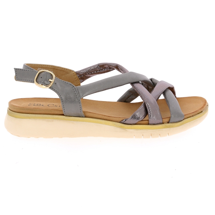 Ella Cruz sandales argent argent