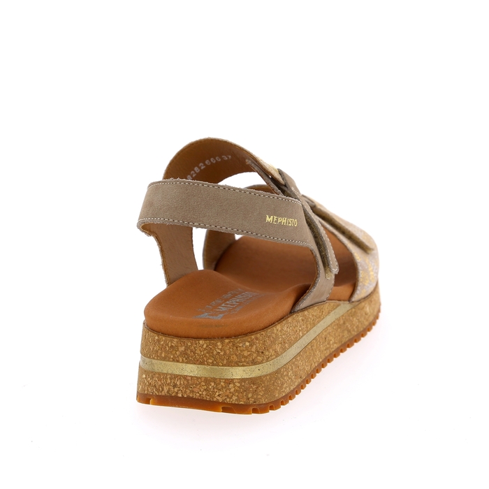 Mephisto sandalen taupe taupe