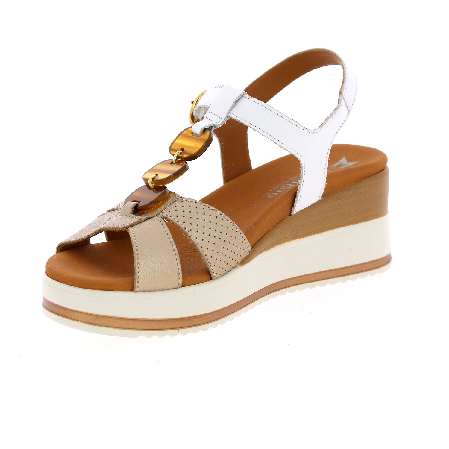 Zoom Mephisto sandales blanc
