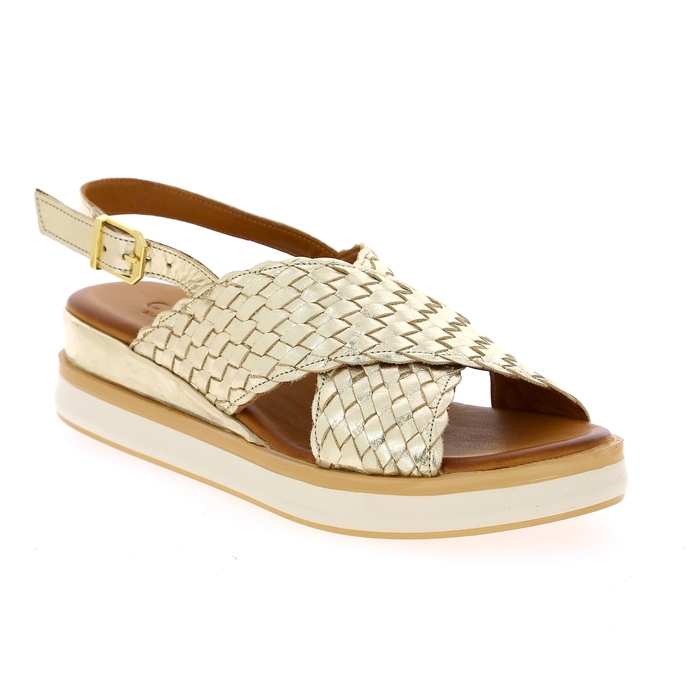 Cypres sandalen goud goud