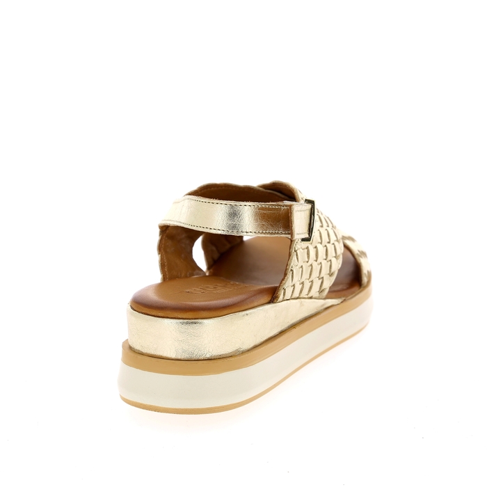 Cypres sandalen goud goud