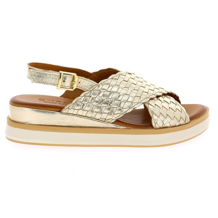 Cypres sandalen goud goud