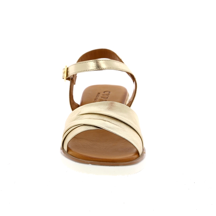 Cypres sandalen goud goud