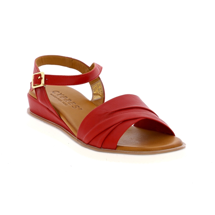 Cypres sandales rouge rouge