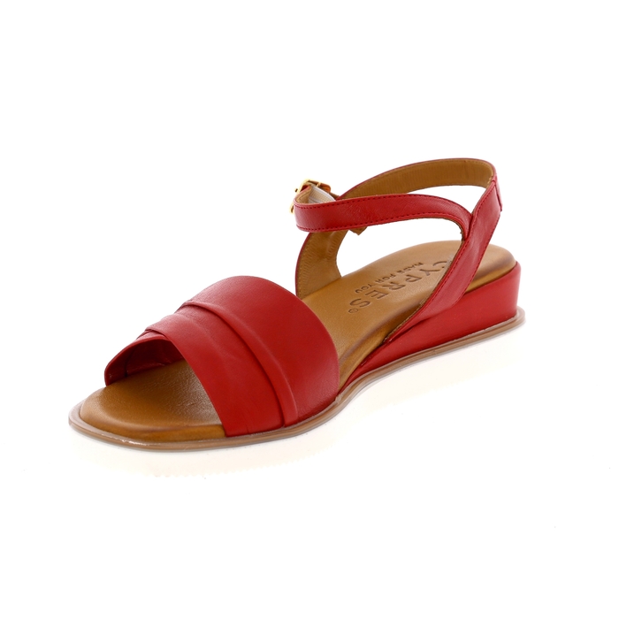 Cypres sandales rouge rouge