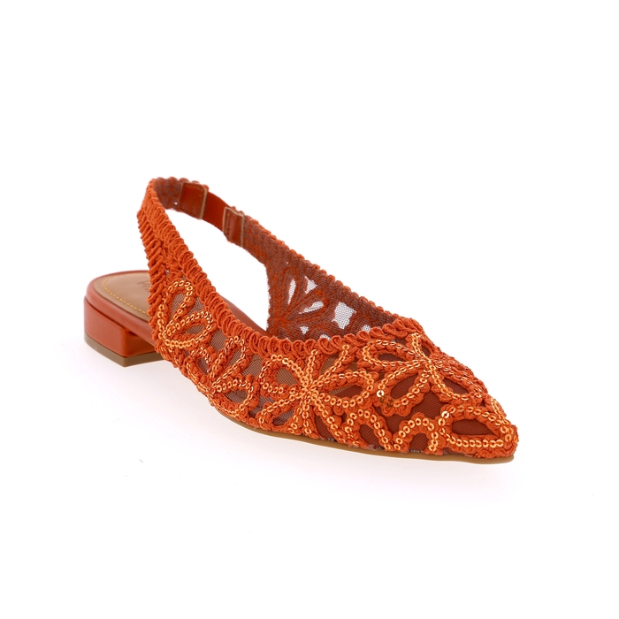 Valentina ballerines camel