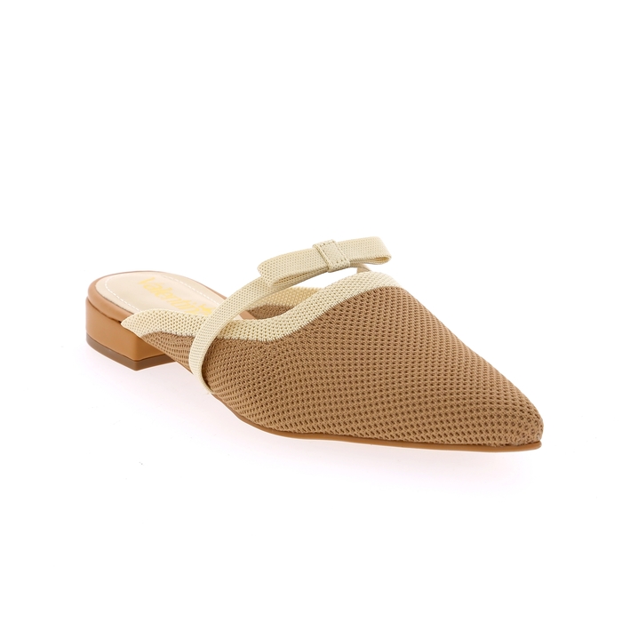Valentina muiltjes - slippers beige beige