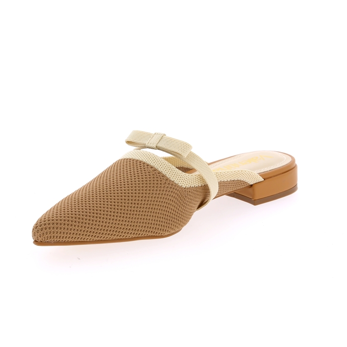Valentina muiltjes - slippers beige beige