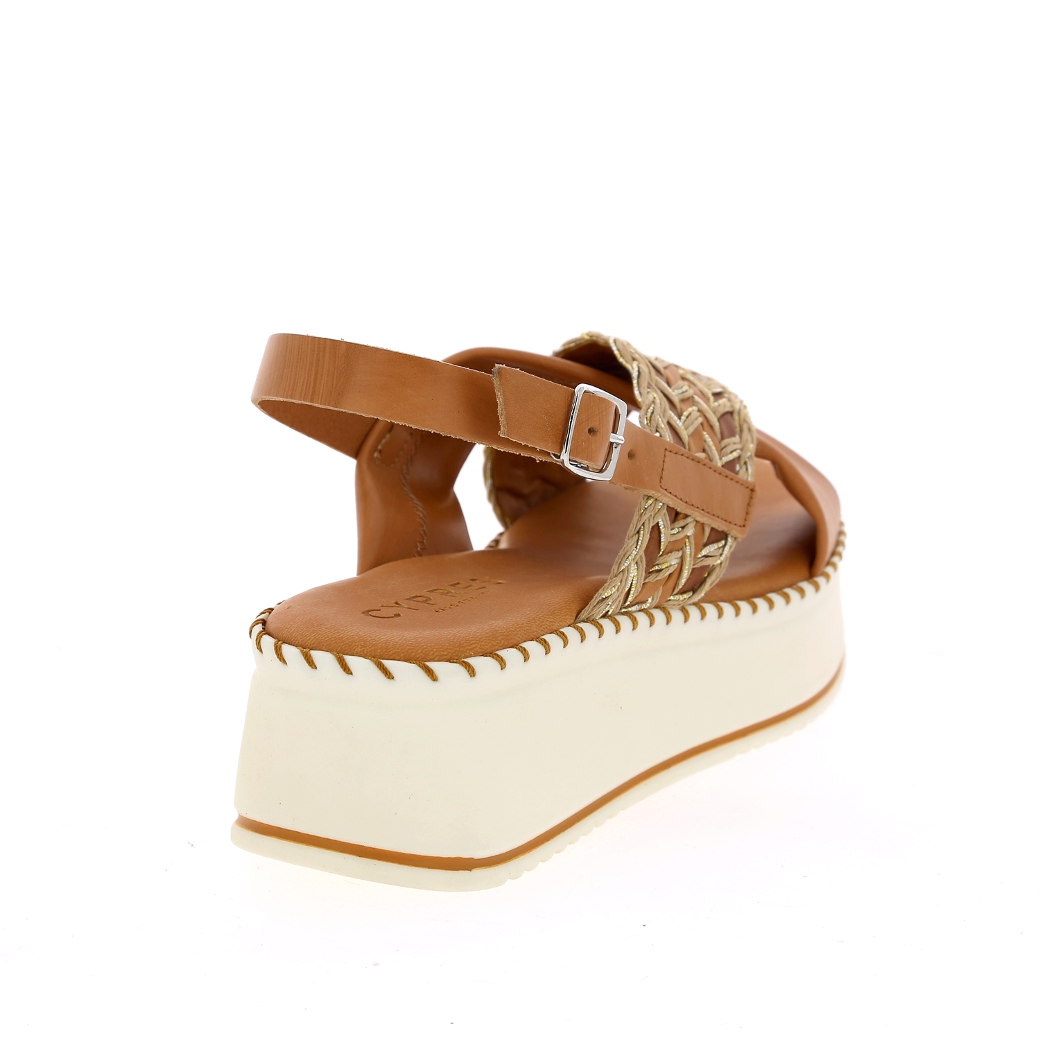 Zoom Cypres sandales cognac