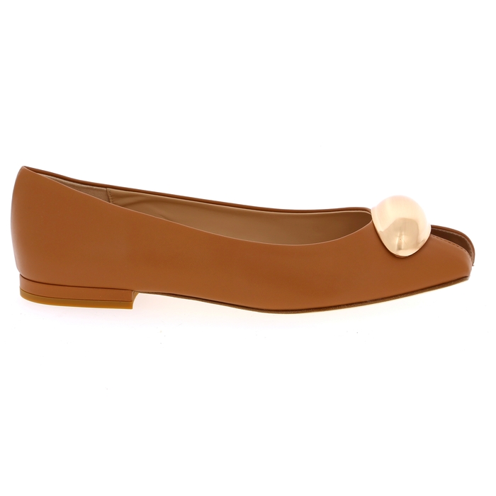 Delaere ballerines cognac cognac