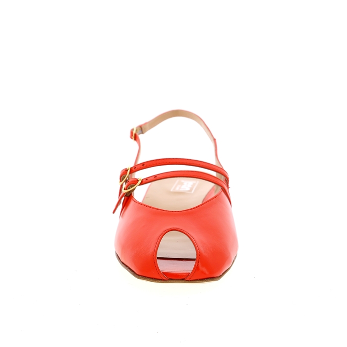 Delaere ballerinas rood rood