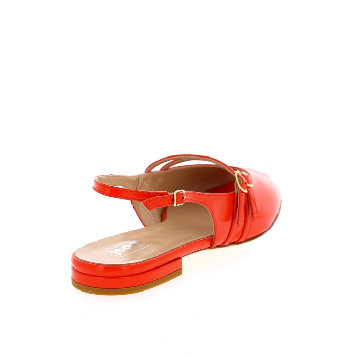 Delaere ballerinas rood rood