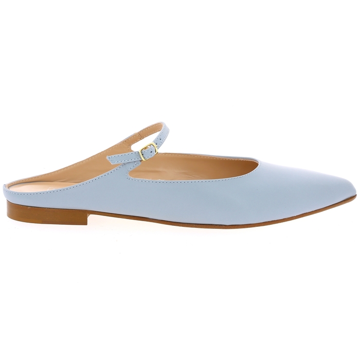 Delaere muiltjes - slippers hemelsblauw hemelsblauw