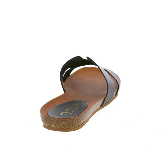 Cypres muiltjes - slippers zwart zwart