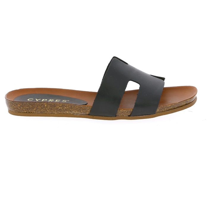Cypres muiltjes - slippers zwart zwart