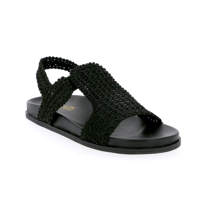 Valentina sandalen zwart zwart