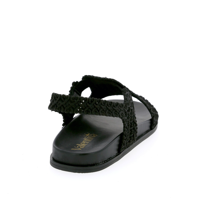 Valentina sandalen zwart zwart