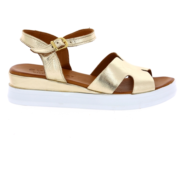 Cypres sandalen goud goud