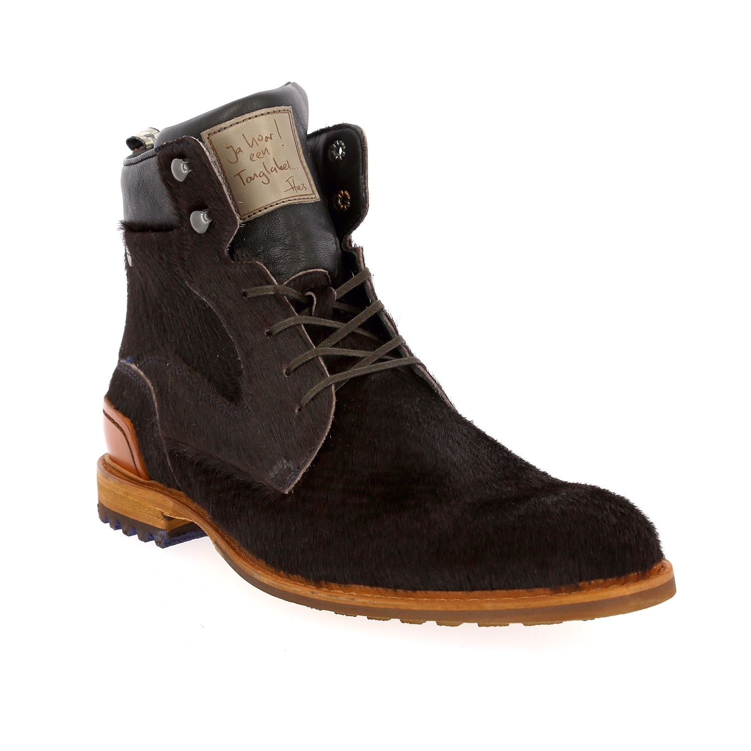 Zoom Floris Van Bommel bottines brun