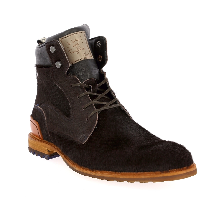 Floris Van Bommel bottines brun brun