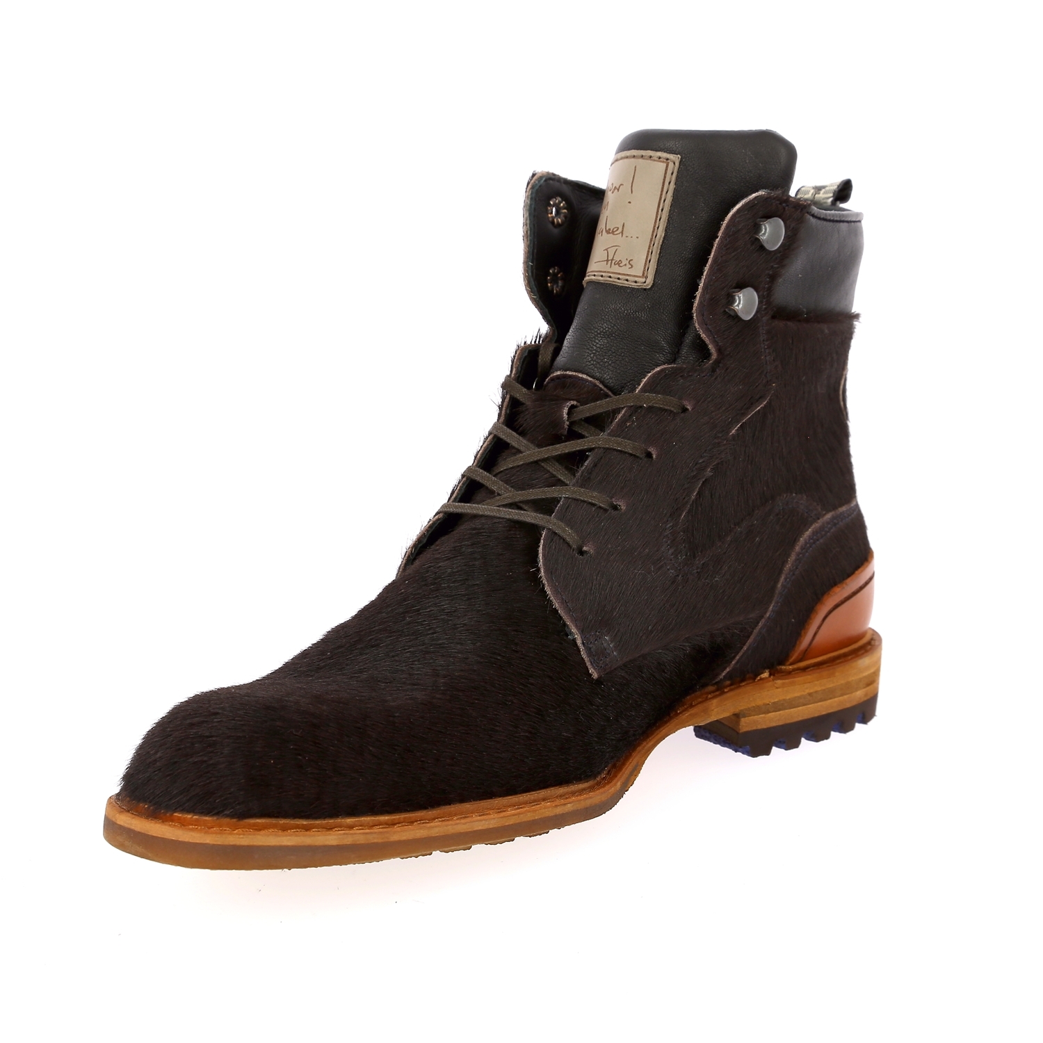 Zoom Floris Van Bommel bottines brun