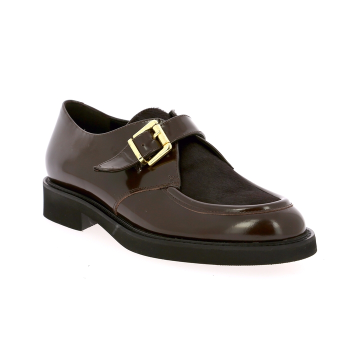 Luca Grossi instappers - instapschoenen bruin bruin