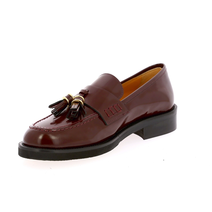 Luca Grossi instappers - instapschoenen bordeaux bordeaux