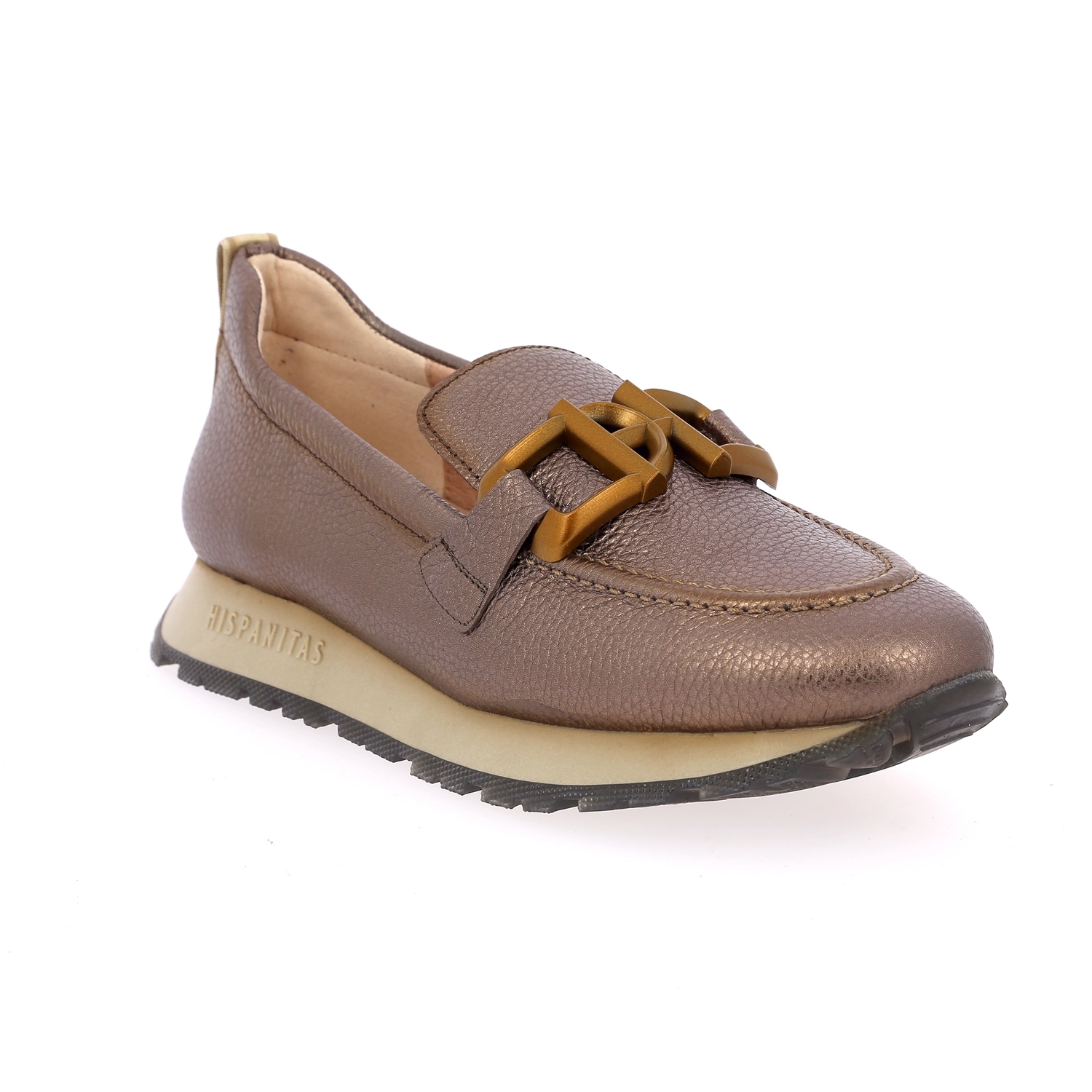 Zoom Hispanitas moccassins bronze