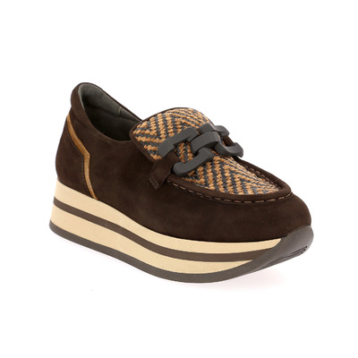 Softwaves instappers - instapschoenen bruin